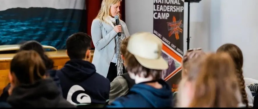 Learning to lead, out loud